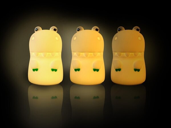 MegaLight - Lampada touch per bambini a LED RGB dimmerabile e ricaricabile DIGGY DINO LED/5V