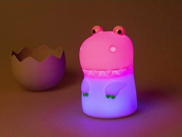 MegaLight - Lampada touch per bambini a LED RGB dimmerabile e ricaricabile DIGGY DINO LED/5V