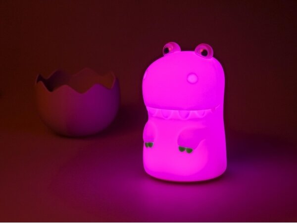 MegaLight - Lampada touch per bambini a LED RGB dimmerabile e ricaricabile DIGGY DINO LED/5V
