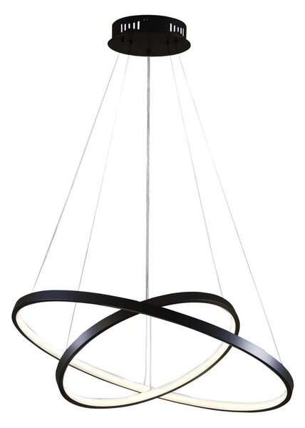 Lampadario LED a sospensione con filo LEA LED/35W/230V 4000K diametro 60 cm nero