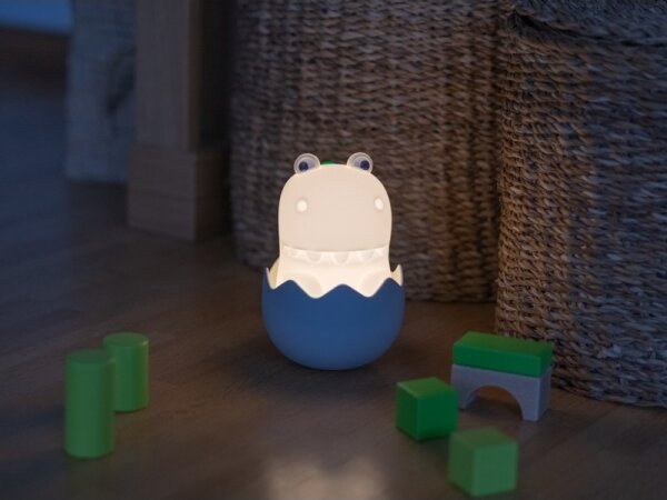 MegaLight - Lampada touch per bambini a LED RGB dimmerabile e ricaricabile DIGGY DINO LED/5V