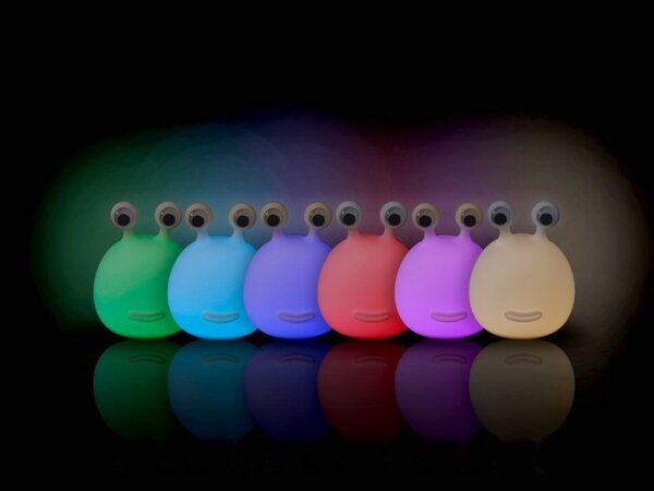 MegaLight - Lampada touch per bambini a LED RGB dimmerabile e ricaricabile MOMO MOON LED/5V