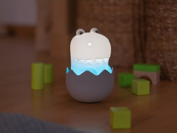 MegaLight - Lampada touch per bambini a LED RGB dimmerabile e ricaricabile DIGGY DINO LED/5V