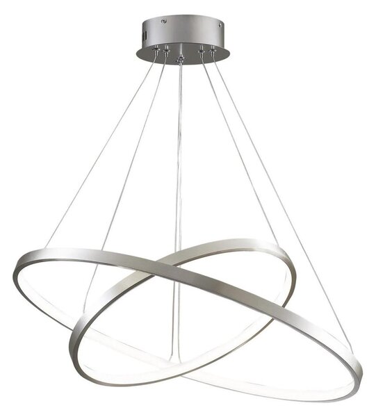 Lampadario LED a sospensione con filo LEA LED/35W/230V 4000K diametro 60 cm cromo