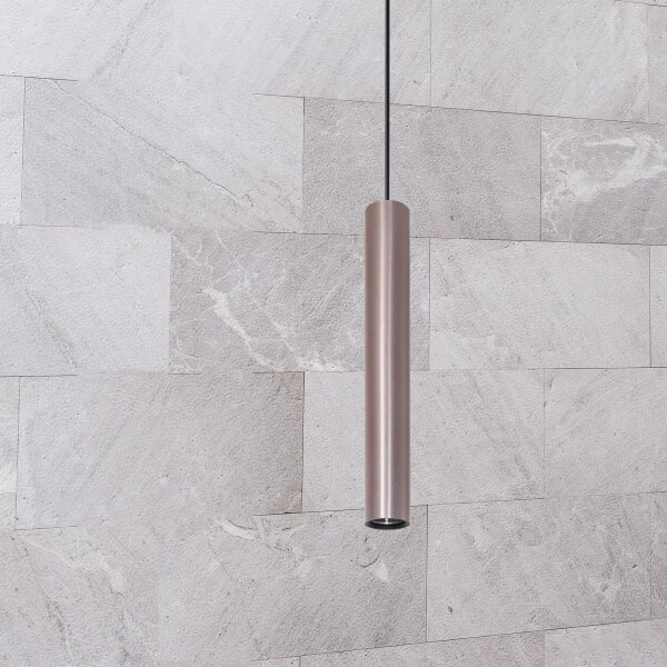 Lampada a sospensione con cavo LUNGOMARE 1xGU10/10W/230V cromata