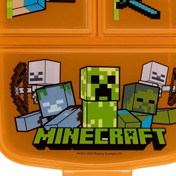 Portapranzo per bambini arancione in plastica Minecraft – STOR