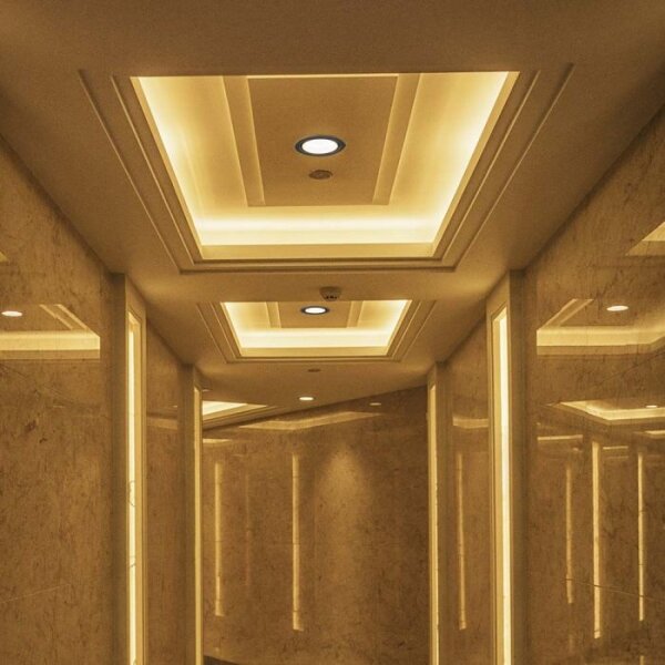 LED Faretto da incasso LED/20W/230V 3000/4000/6400K diametro 16,5 cm nero