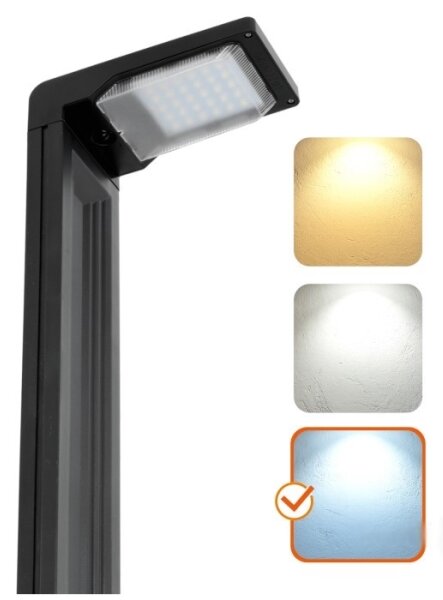 Lampada solare LED LED/0,2W/3,7V 6500K IP44 2200 mAh