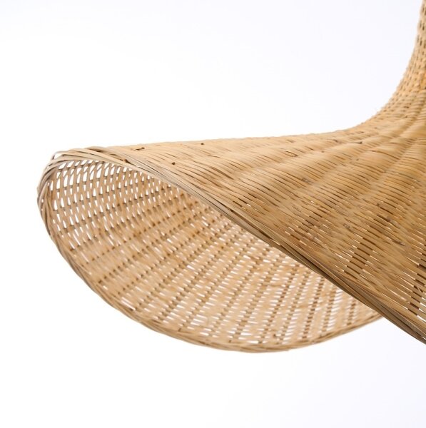 Immax 08290L - Lampadario a sospensione con filo SOMBRERO 1xE27/40W/230V diametro 80 cm rattan