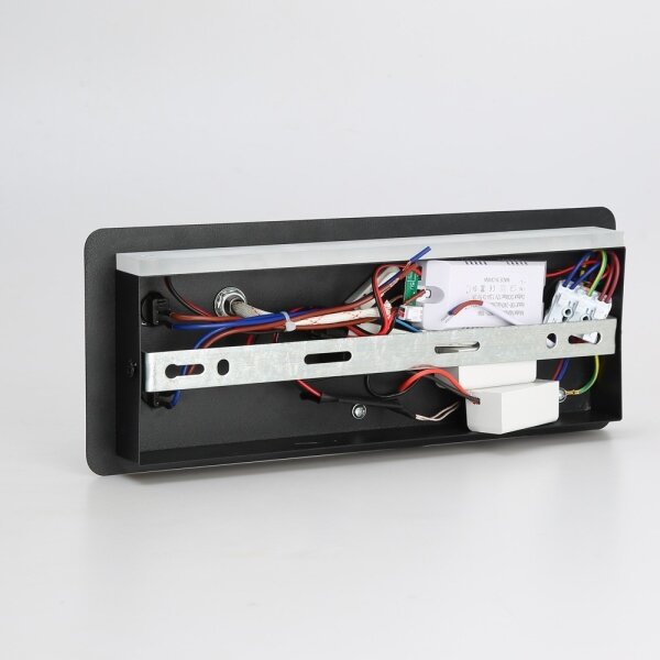 Immax 08288L-LED Applique con ripiano, USB e ricarica wireless LED/3W/230V + LED/3W
