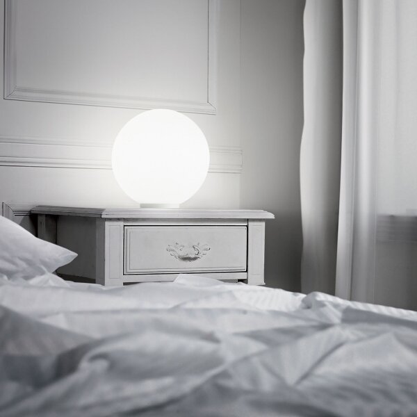 Ideal Lux - Lampada da tavolo LED MAPA 1xG9/3W/230V diametro 10 cm bianco
