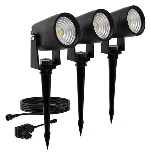 Philips -SET 3x Lampada LED da esterno GARDENLINK REUEL LED/1,5W/230V 2700K IP44