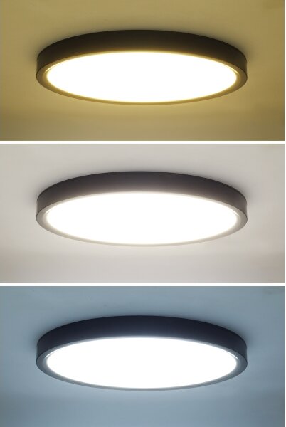 Solight WO8018 - Plafoniera LED dimmerabile ESTELA LED/36W/230V+RC diametro 30 cm nero