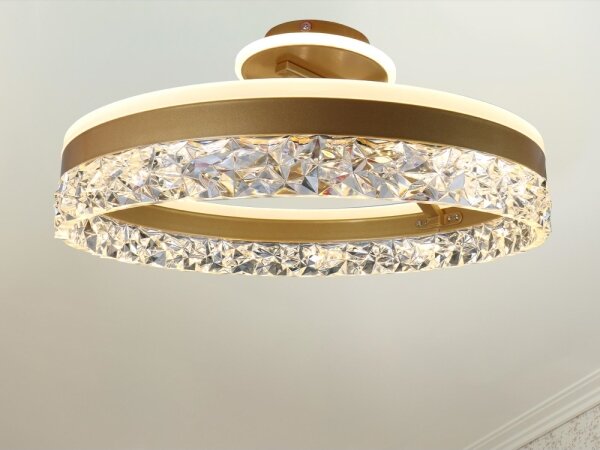 Brilagi - Lampadario a plafone LED dimmerabile LED/86W/230V 3000-6500K oro + +TC