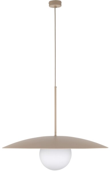 Lampadario a sospensione con filo SLATE 1xE27/15W/230V diametro 65 cm beige