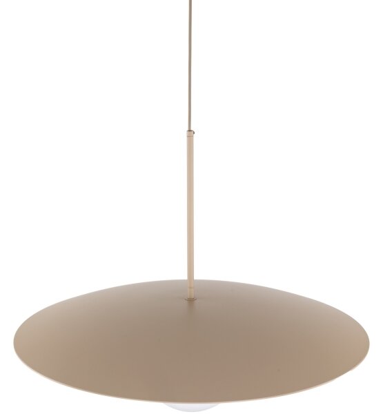 Lampadario a sospensione con filo SLATE 1xE27/15W/230V diametro 65 cm beige