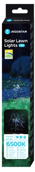 Aigostar - Lampada solare LED decorativa LED/0,03W/1,2V 88,5cm 6500K IP44