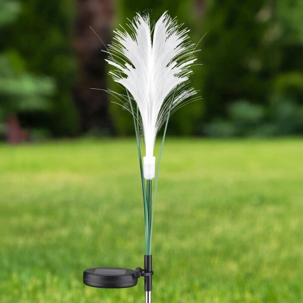 Lampada LED solare GRASS LED/1,2V 3000K 600 mAh IP44 nero