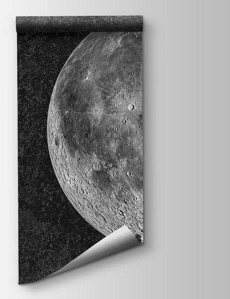 Carta da parati Luna misteriosa in un cielo buio, Carta da parati Natura, Carta da parati popolare, u95521 - Tapeko.it