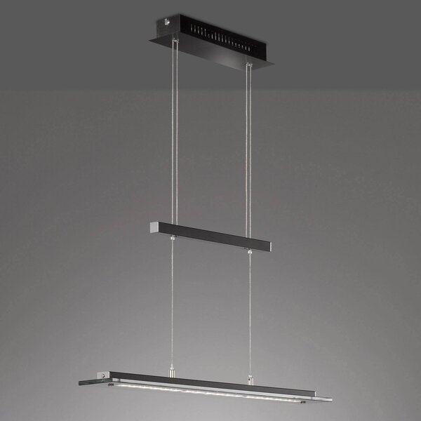 FISCHER & HONSEL Lampada sospensione LED Tenso TW dimmer, nero 88cm