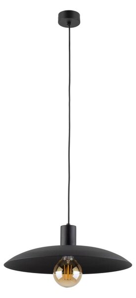 Lampadario a sospensione con filo ASTRA 1xE27/15W/230V diametro 41 cm nero