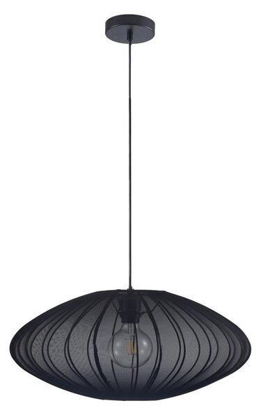 Lampadario a sospensione con filo KINU 1xE27/20W/230V diametro 50 cm nero