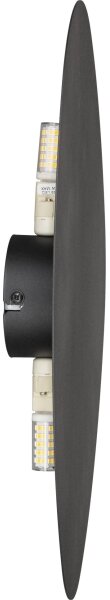 Applique STONE 2xG9/8W/230V 30x39 cm nero