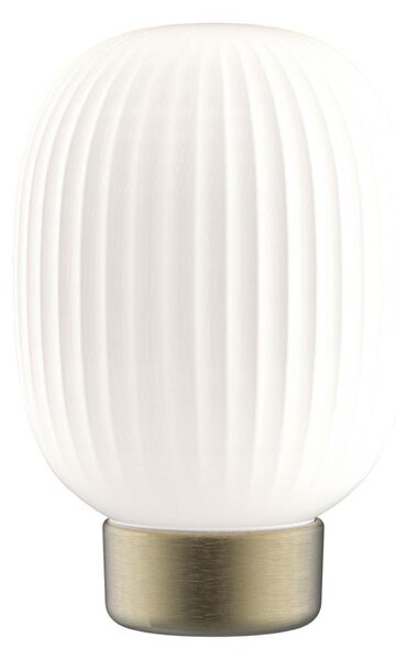 Lampada da tavolo LED dimmerabile con funzione Touch LATTE LED/1,8W/5V USB 2000 mAh oro/bianco