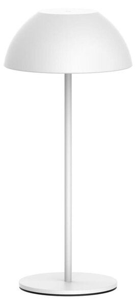 Lampada da tavolo LED dimmerabile TANZANIA LED/1,8W/5V USB 1800 mAh IP44 bianco