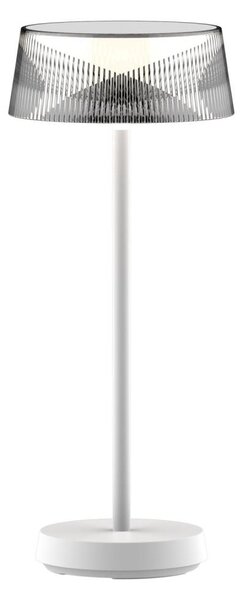 Lampada da tavolo LED dimmerabile CASABLANCA LED/3,4W/5V USB 3600 mAh IP44 bianco