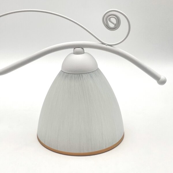 Lampadario a sospensione con catena RETRO 2xE27/60W/230V bianco opaco