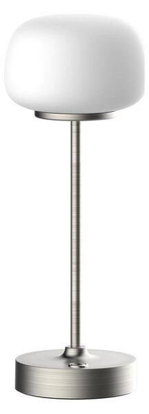 Lampada da tavolo LED dimmerabile con funzione Touch RIMINI LED/2W/5V USB 2000 mAh cromo/bianco