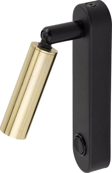Faretto da parete ENZO 1xG9/8W/230V nero/oro