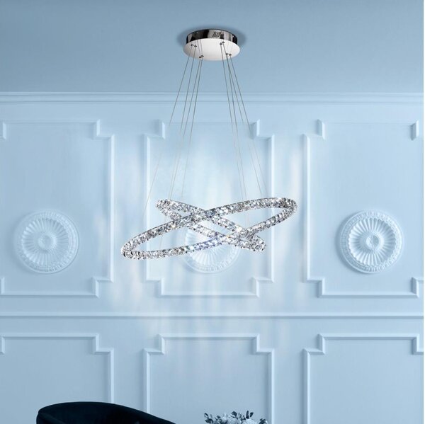 Eglo 93946 - Lampadario LED a sospensione con filo TONERIA LED/56,1W/230V