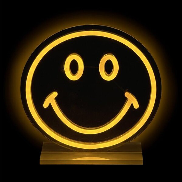 2Kids Toys - Lampada neon da tavolo a LED 5W/USB - faccina sorridente