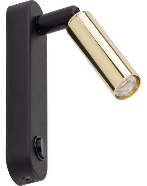 Faretto da parete ENZO 1xG9/8W/230V nero/oro