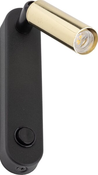Faretto da parete ENZO 1xG9/8W/230V nero/oro