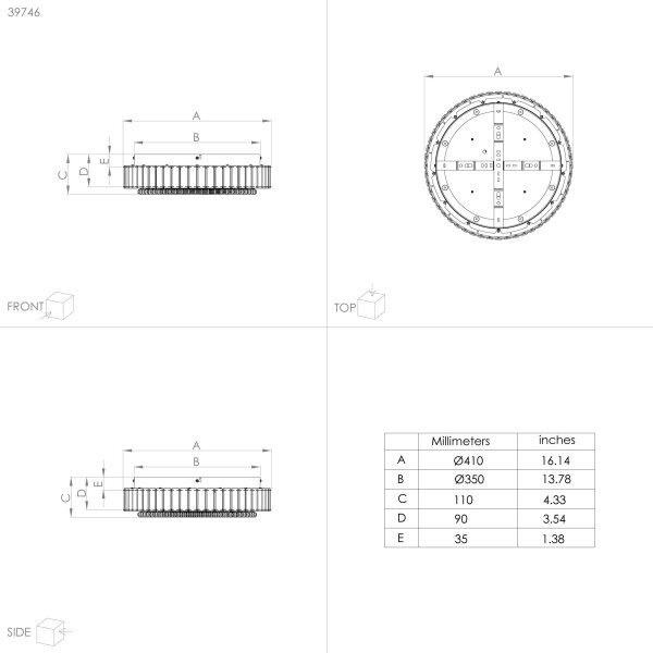 Eglo 39746 - Plafoniera LED dimmerabile BALPARDA LED/23,5W/230V