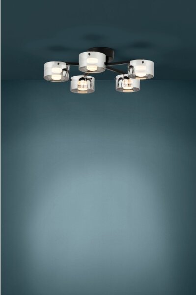 Eglo 39874 - Lampadario a LED dimmerabile montato in superficie COPILLOS 5xLED/5,4W/230V