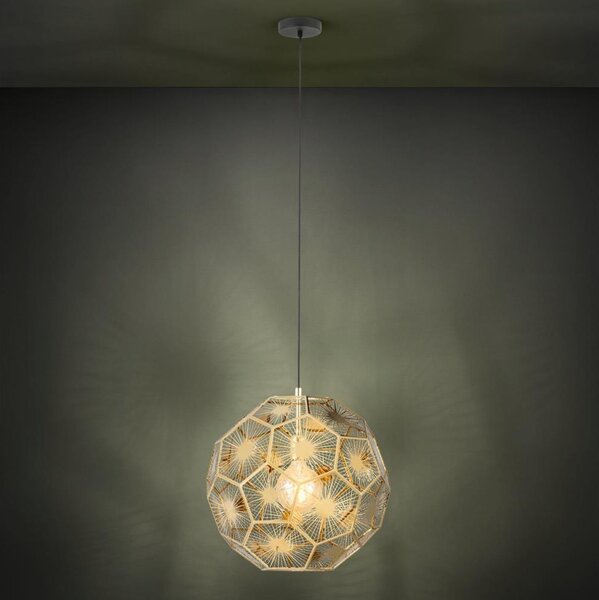 Eglo 39756 - Lampadario su filo SKOURA 1xE27/60W/230V d. 50 cm