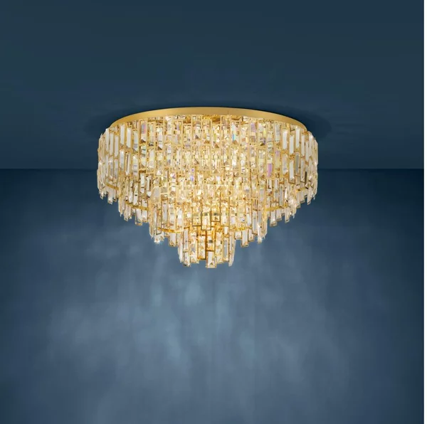 Eglo 39612 - Plafoniera CALMEILLES 10xE14/25W/230V d. 78 cm