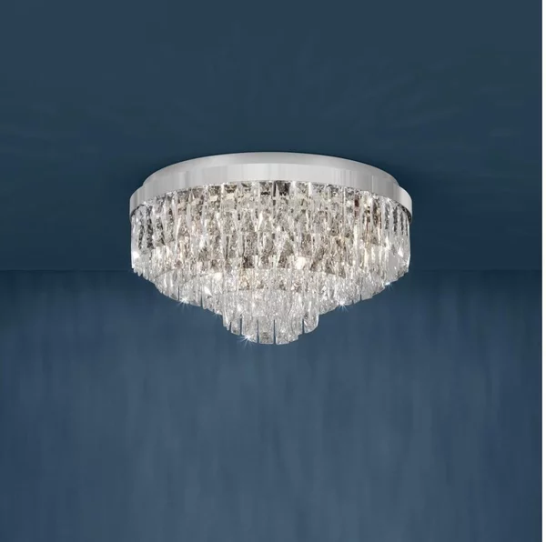 Eglo 39491 - Plafoniera VALPARAISO 11xE14/40W/230V cromo luminoso