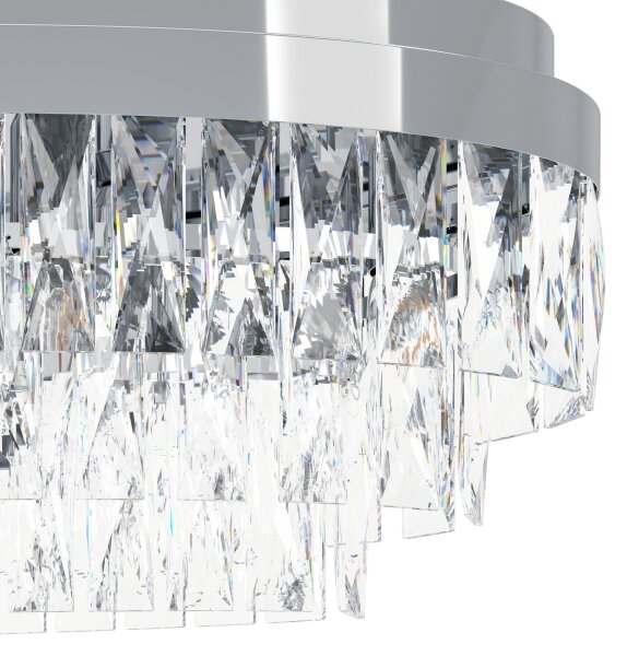 Eglo 39495 - Lampadario su catena VALPARAISO 13xE14/40W/230V cromo luminoso