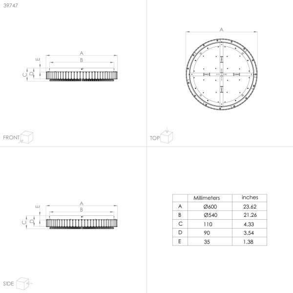 Eglo 39747 - Plafoniera LED dimmerabile BALPARDA LED/52,4W/230V
