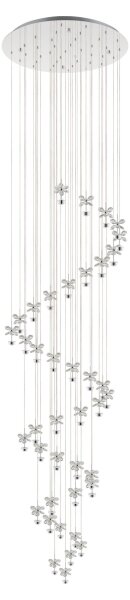 Eglo 39545 - Lampadario LED di cristallo dimmerabile su una corda PIANOPOLI 40xLED/1,8W/230