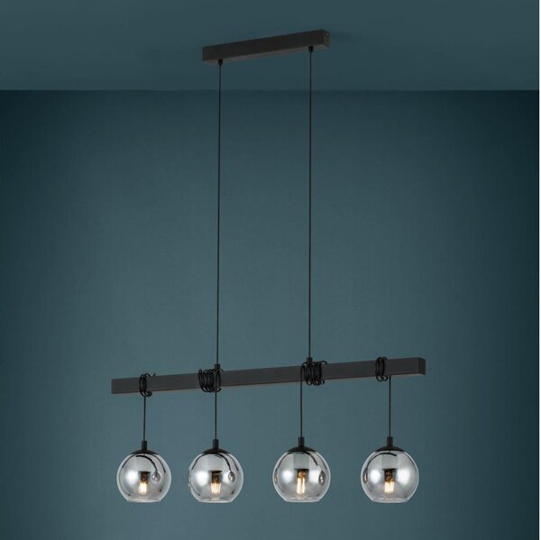 Eglo 39761 - Lampadario su filo ARGALLO 4xE27/40W/230V