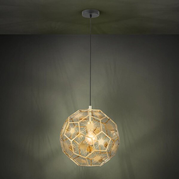 Eglo 39755 - Lampadario su filo SKOURA 1xE27/60W/230V d. 41 cm