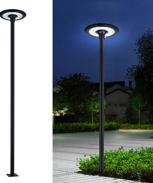 Lampione stradale da esterno Brilagi-LED con palo da 3 m URBANSPARK LED/60W/230V nero IP65