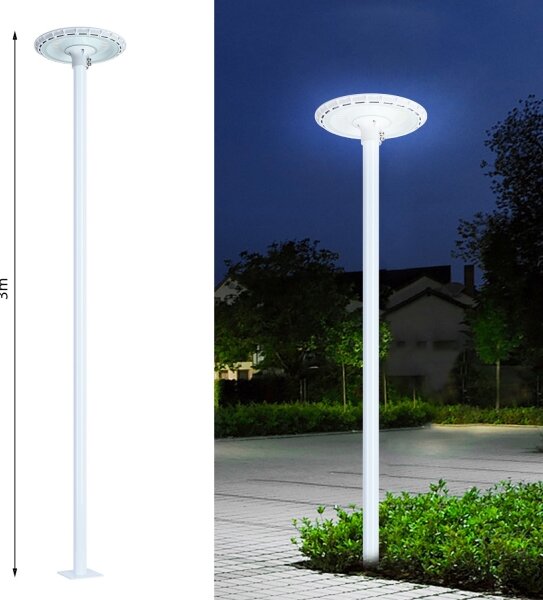 Brilagi - Palo in metallo per illuminazione esterna URBAN 3 m palo bianco