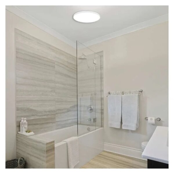 Plafoniera LED da bagno LED/15W/230V 3000/4000/5700K IP55 bianco